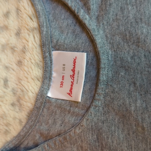 Hanna Andersson Girls Size 8 (130cm) Peplum top - Picture 2 of 4